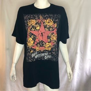 The Dave Mathews Band 2012 double sided tour t shirt unisex size XL